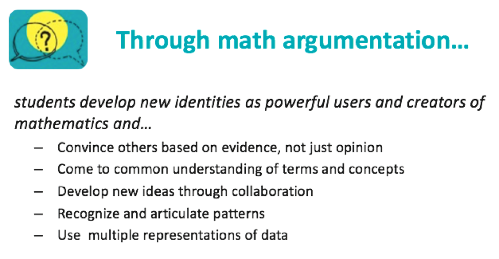 math argumentation slide