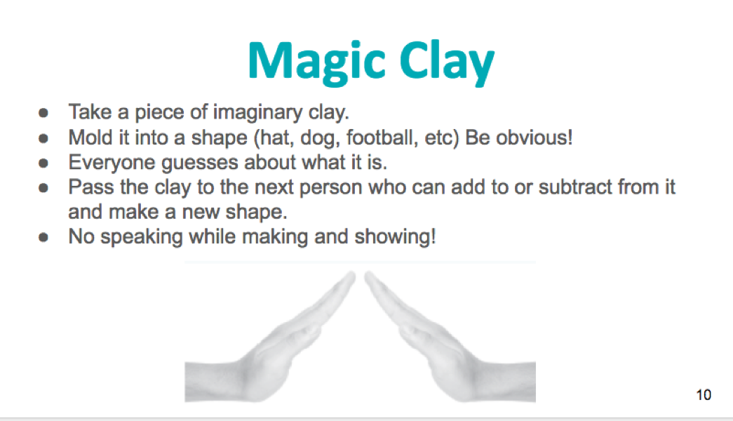Magic clay directions