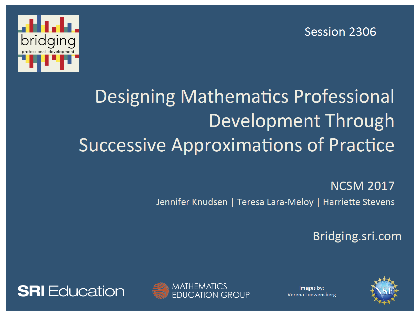 Designing Mathematics Professional Development Through Successive Approximations of Practice presentation cover