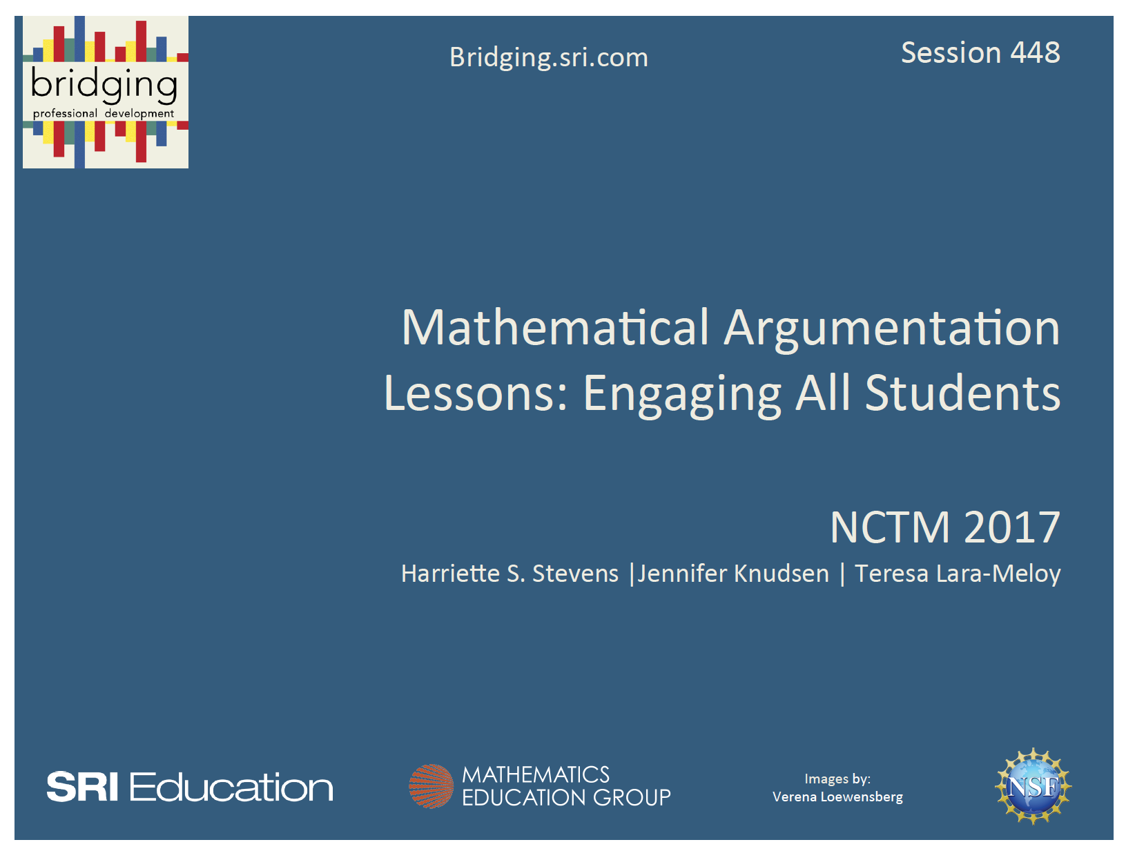 Mathematical Argumentation Lessons: Engaging All Students presentation cover