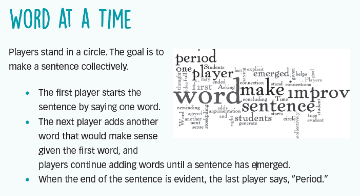 Word At a Time Activity